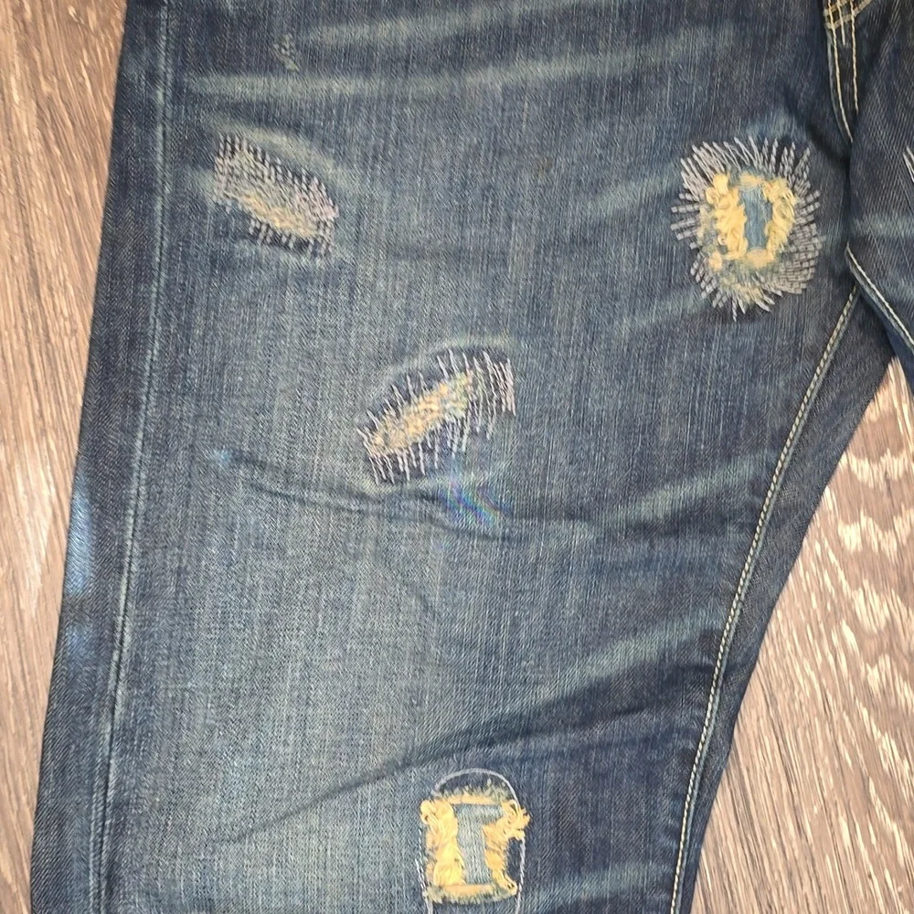 SOLD on M.ercari!! Ed Hardy Signature Logo Tiger Denim Men Size 32W 34L NWT - Picture 5 of 9